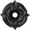 Ekena Millwork Attica PVC Medallion (Canopies up to 6 3/4"), 19"OD x 3 1/2"ID x 1"P, Textured Metallic Galaxy CMP19ATAGX - alternate 1
